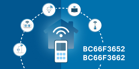 Новые слаботочные микроконтроллеры HOLTEK RF-SoC Sub-1 ГГц, BC66F3652 и BC66F3662.